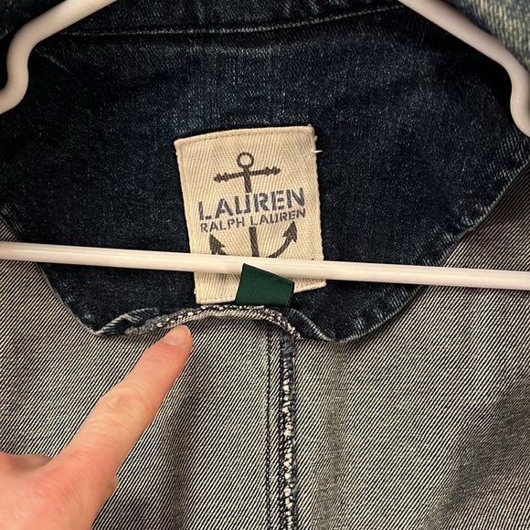 Vintage Lauren Ralph Lauren Denim Double Breasted fisherman core jacket - Picture 13 of 14